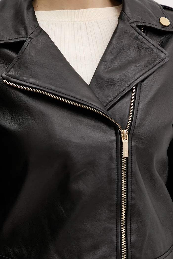 Armani Exchange рокерско яке дамско кожено