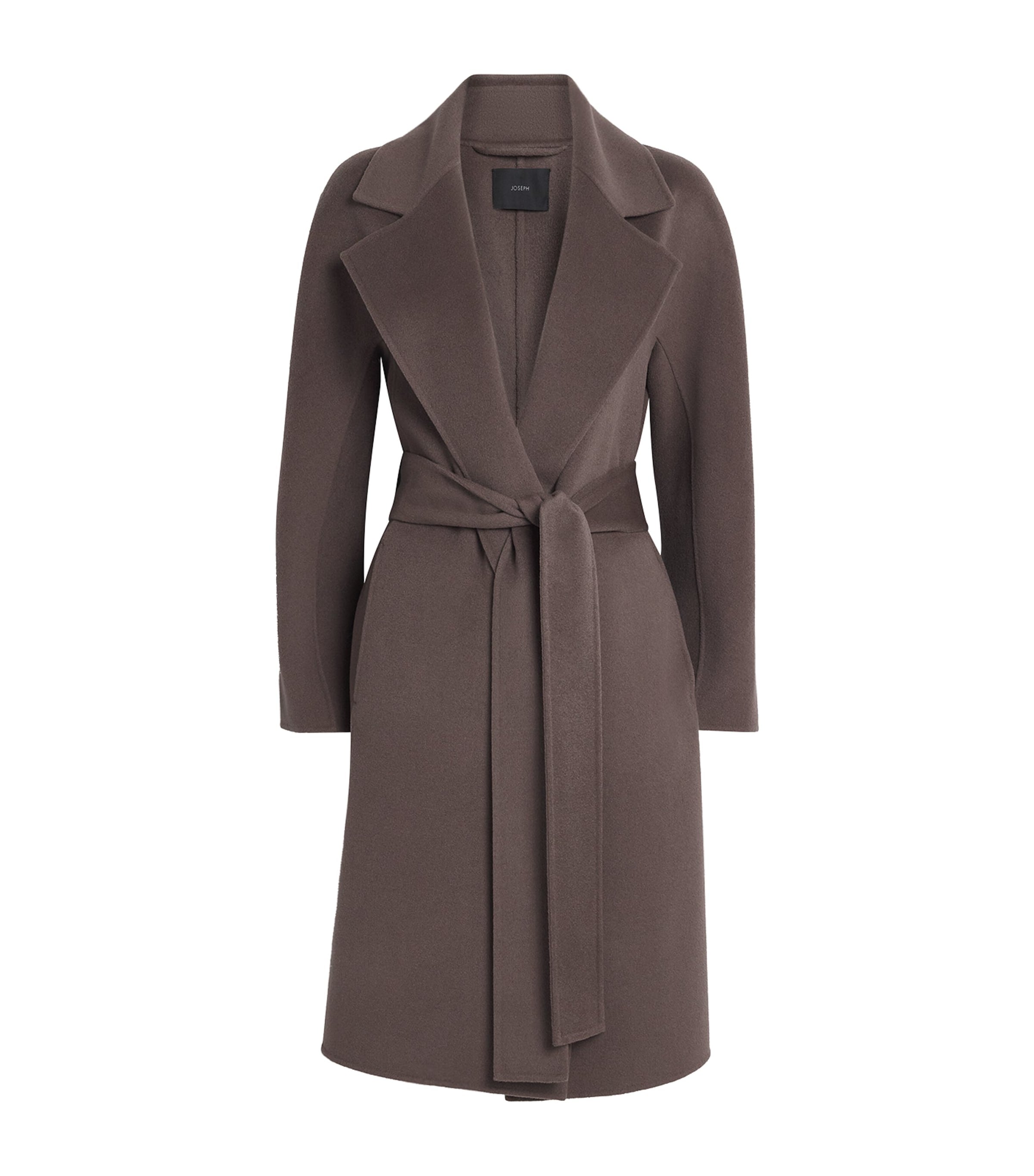 Joseph Brown Wool-Cashmere Costa Coat