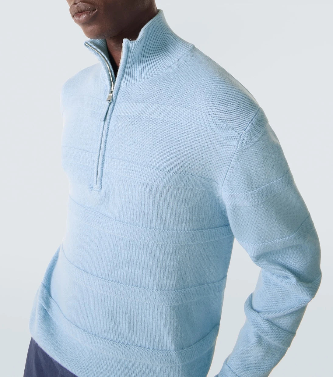Allude - Cotton and cashmere turtleneck sweater