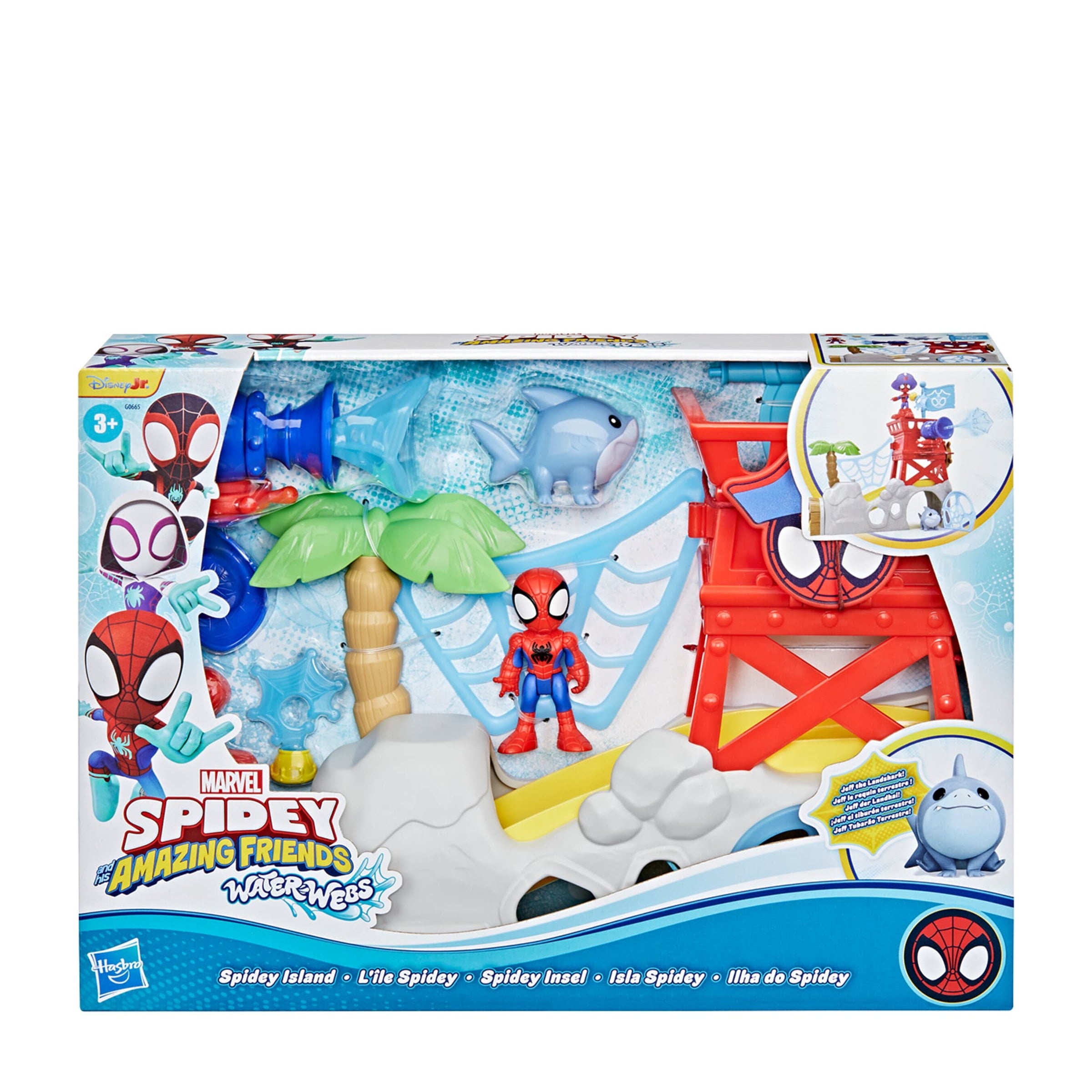 Marvel Spider-Man Water-Webs Spidey Island Playset