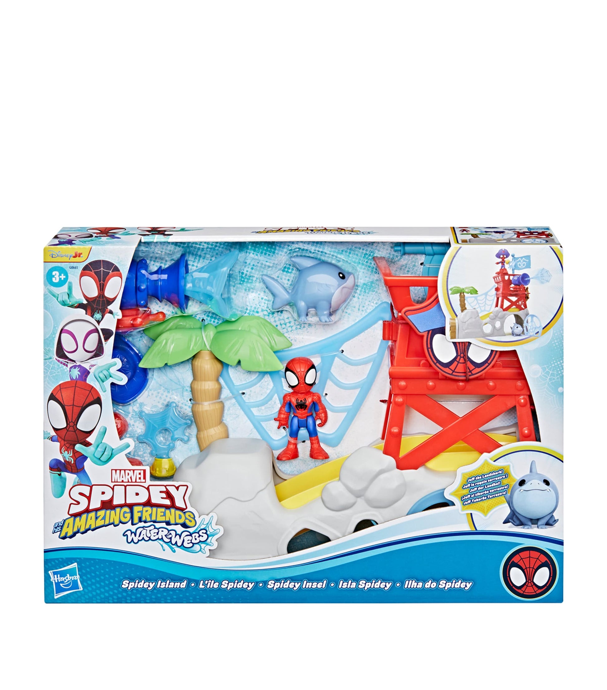 Marvel Spider-Man Water-Webs Spidey Island Playset