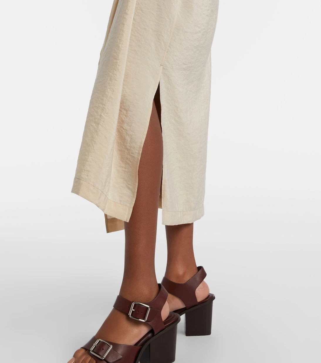Lemaire - Silk-blend shirt dress