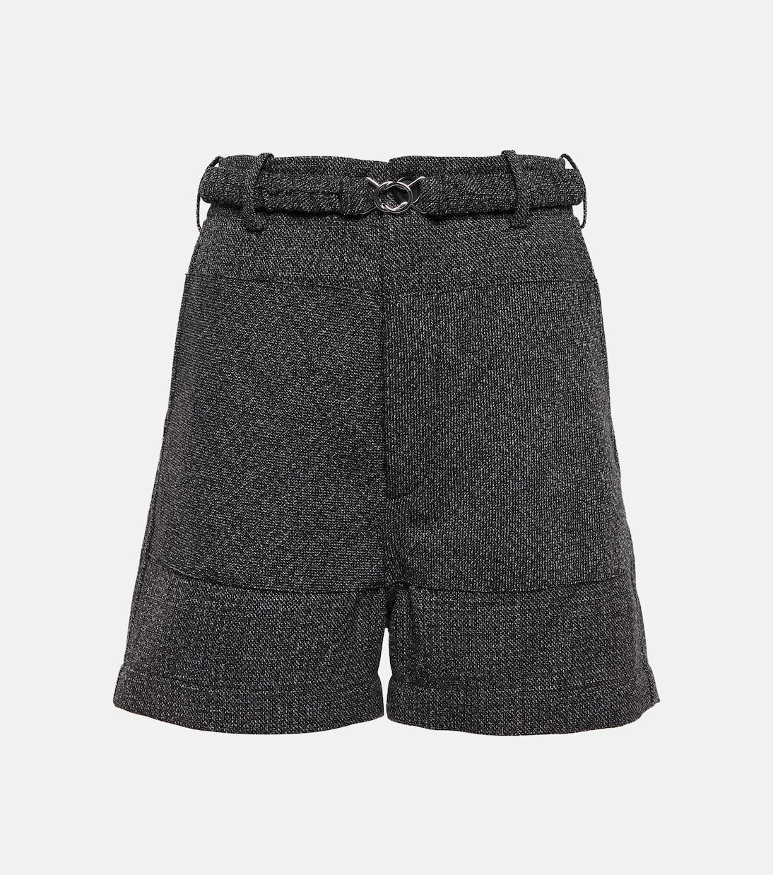 Plan C - Wool and cotton Bermuda shorts