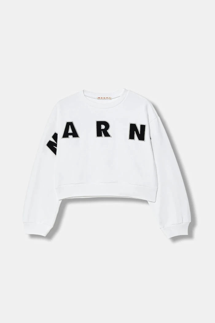 Детски памучен суичър Marni MS220F SWEAT-SHIRT