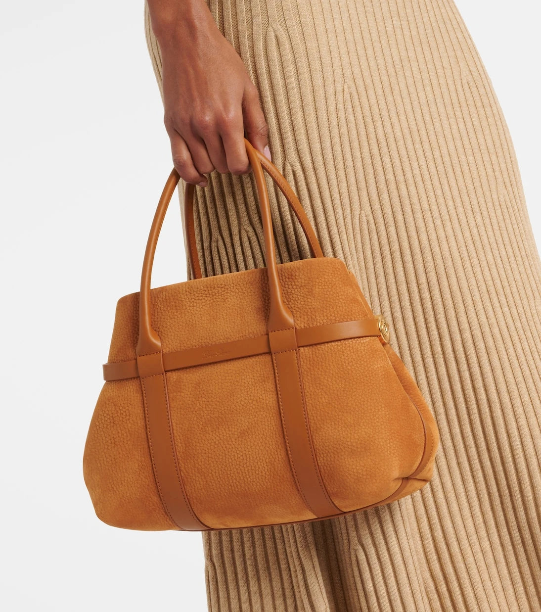 Loro Piana - Ghiera Small leather tote bag