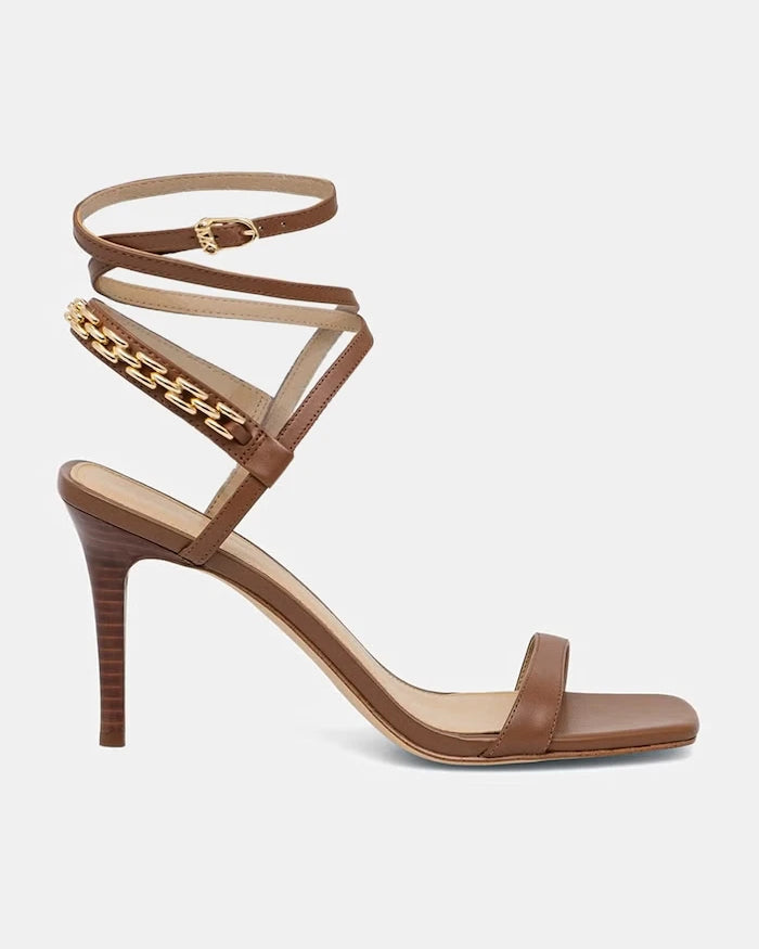 MICHAEL Michael Kors Marcia Topuklu Deri Sandalet