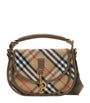 Burberry Small Canvas Check B Clip Messenger Bag
