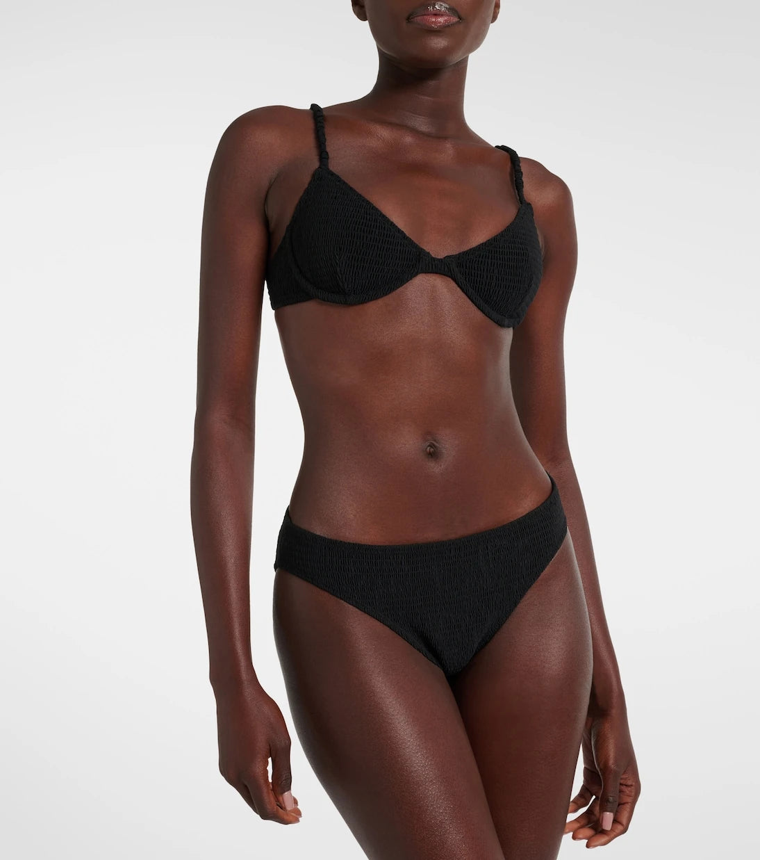 Toteme - Smocked bikini bottoms