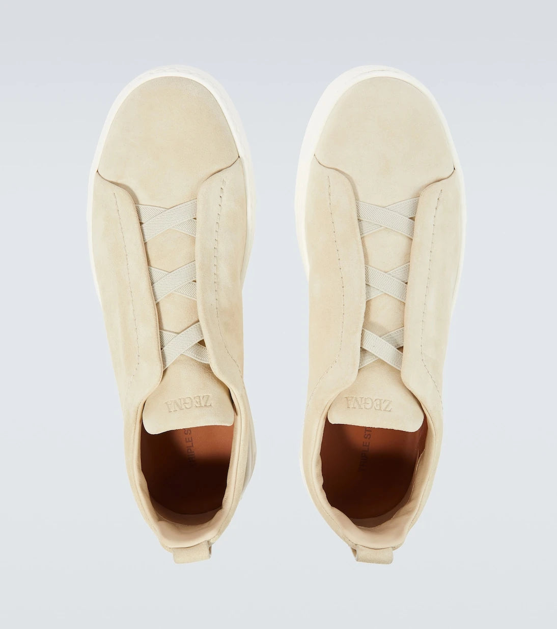 Zegna - Triple Stitch suede sneakers