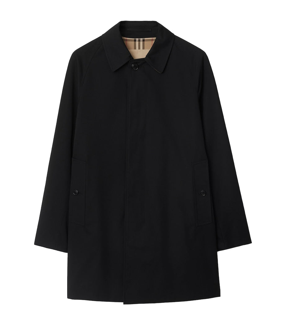 Black Cotton Camden Heritage Short Car Coat