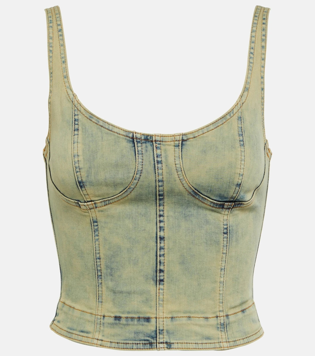 KNWLS - Harley denim crop top
