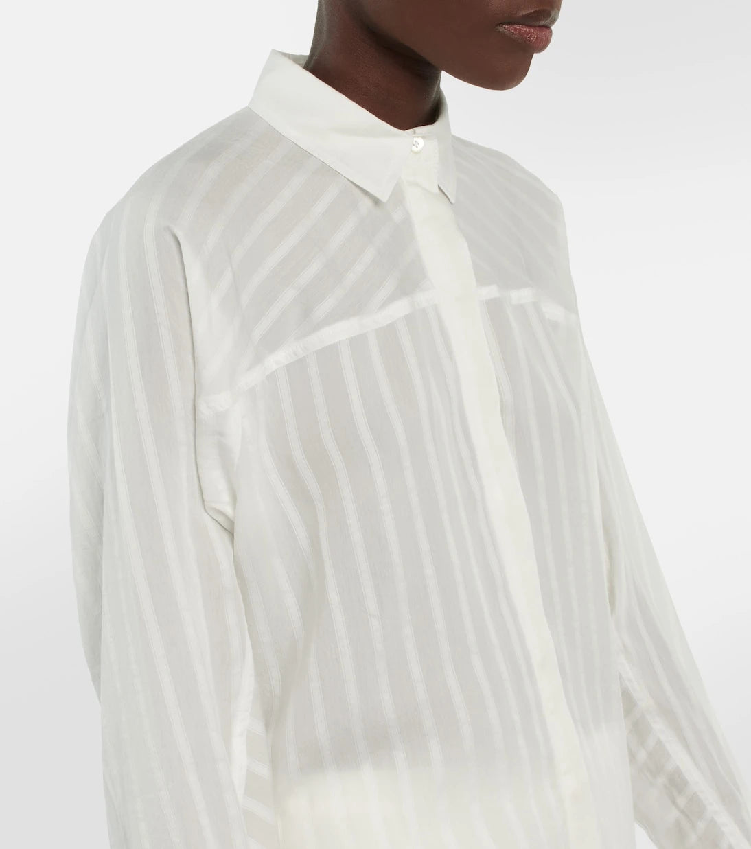 Toteme - Striped jacquard shirt dress