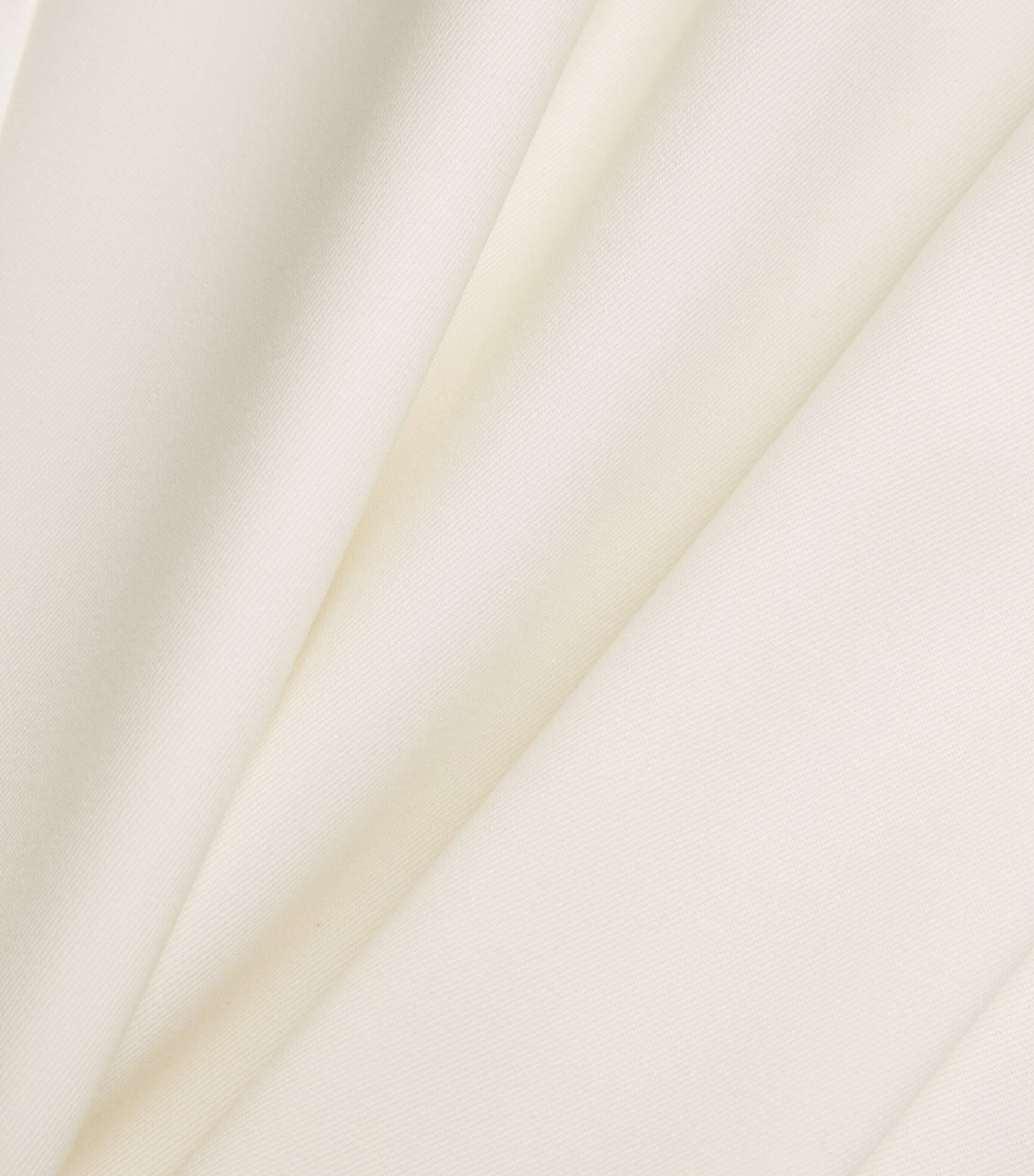 White Virgin Wool Wide-Leg Trousers