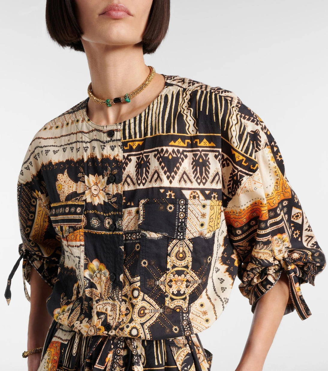 Marant Etoile - Niely printed cotton romper