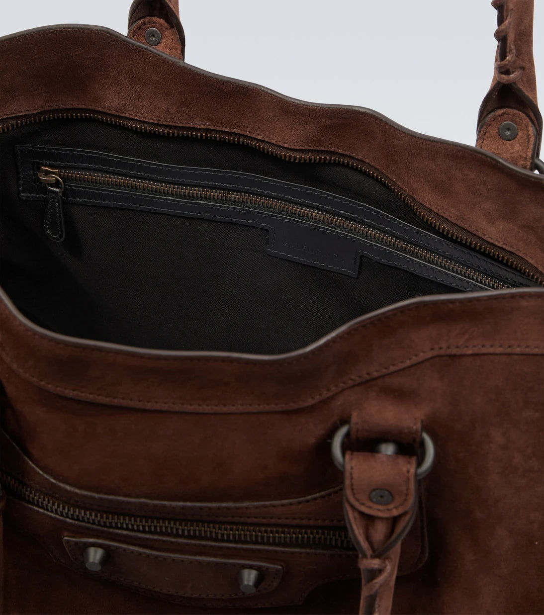 Balenciaga - Le City Large suede tote bag