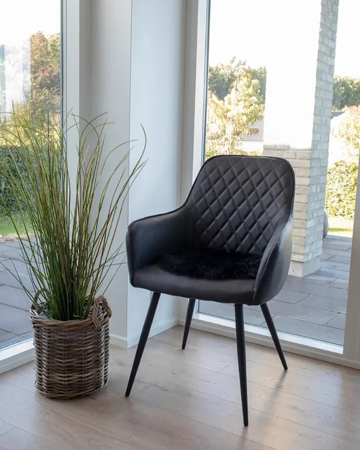 House Nordic Lambskin Seat Artificial Sandalye Yastığı