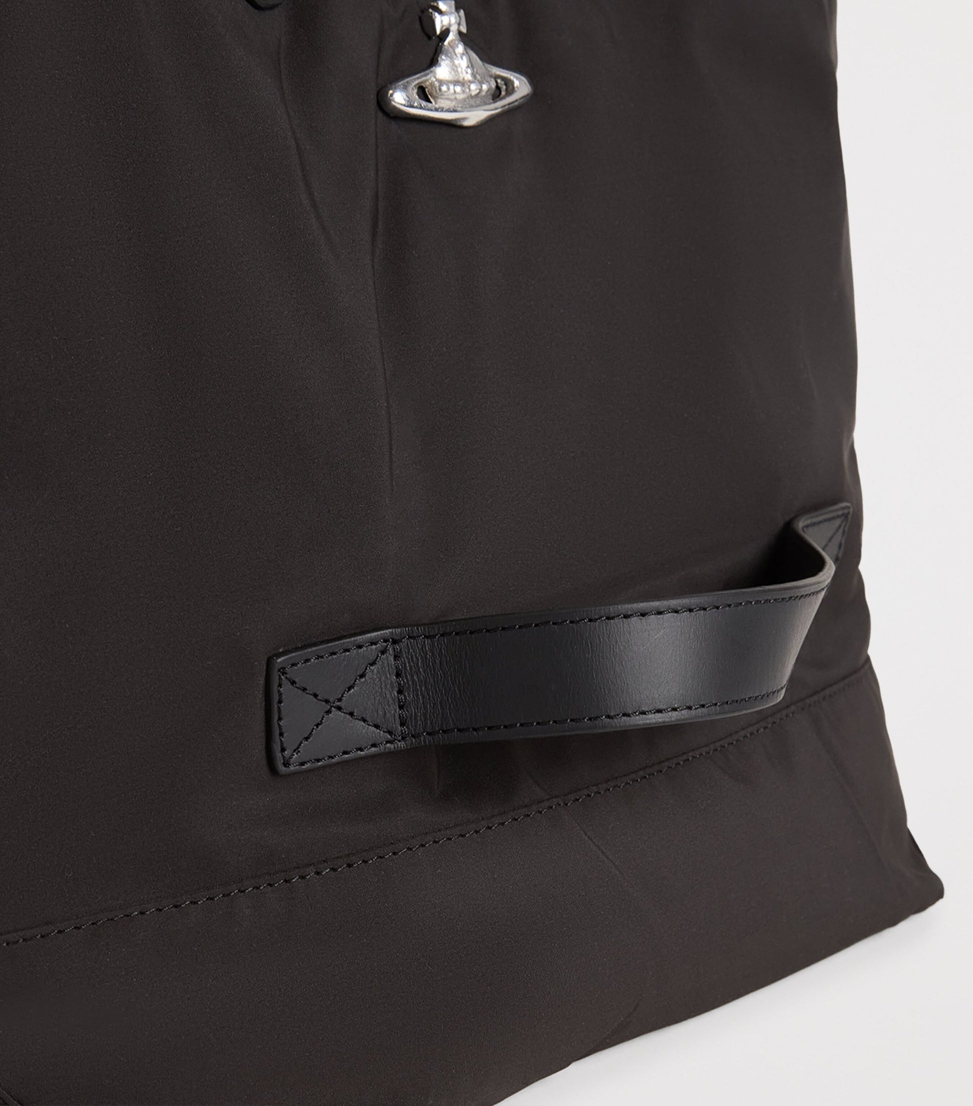 Vivienne Westwood Black Small Utility Shopper Bag