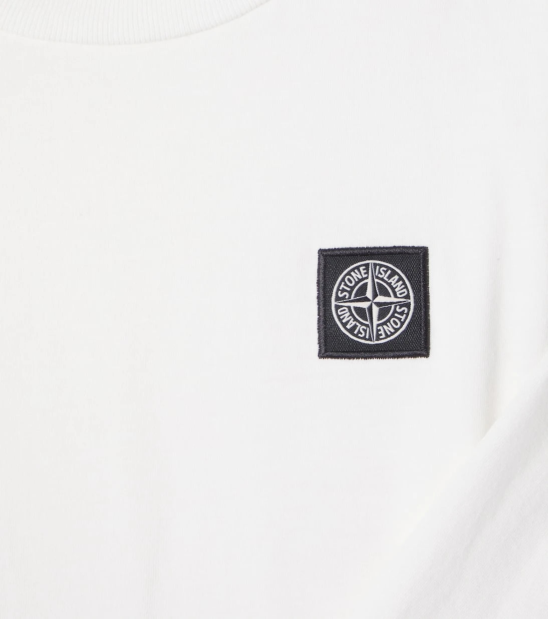 Stone Island Junior - قميص قطني بنقشة البوصلة