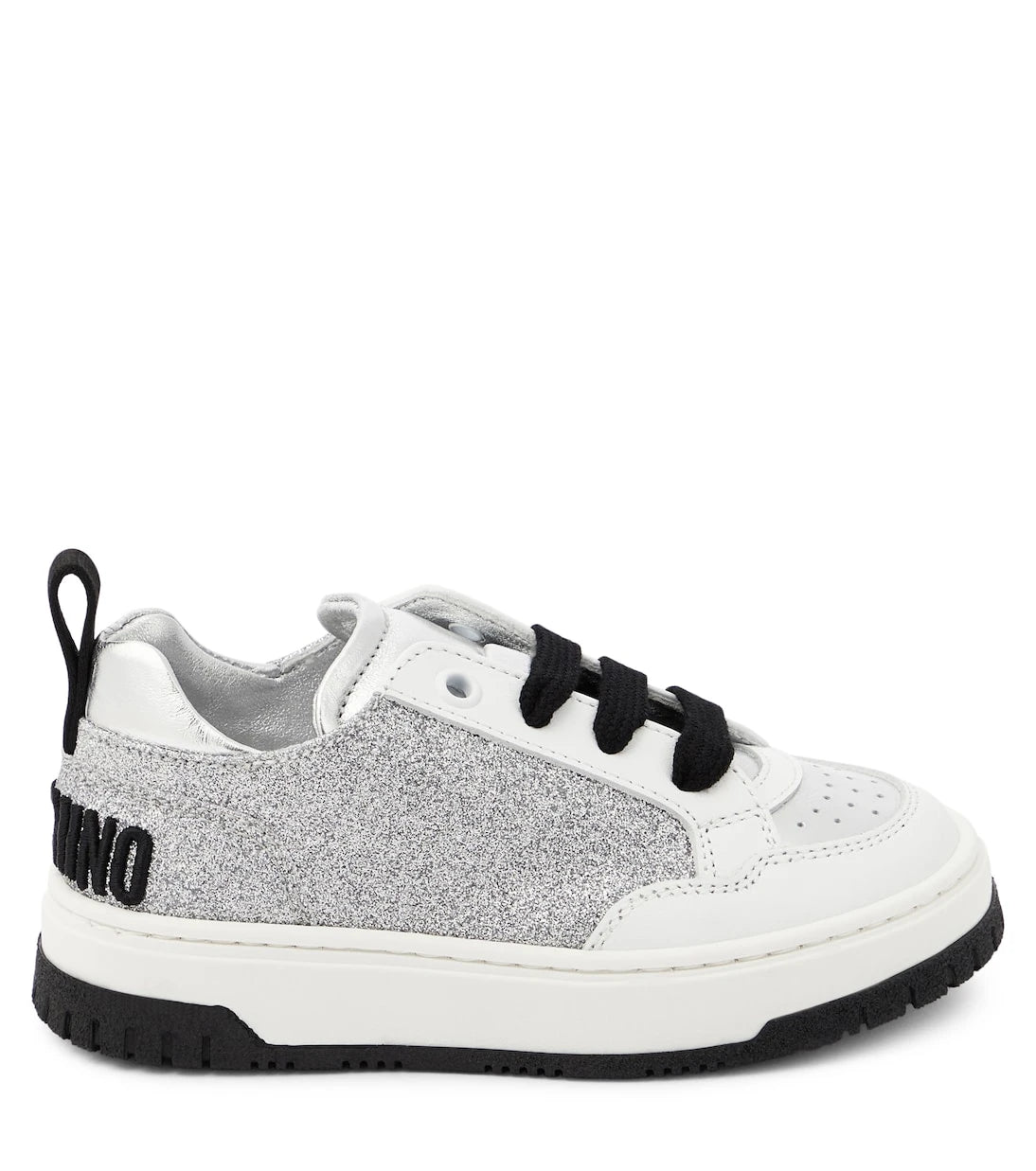 Moschino Kids - Logo glitter sneakers