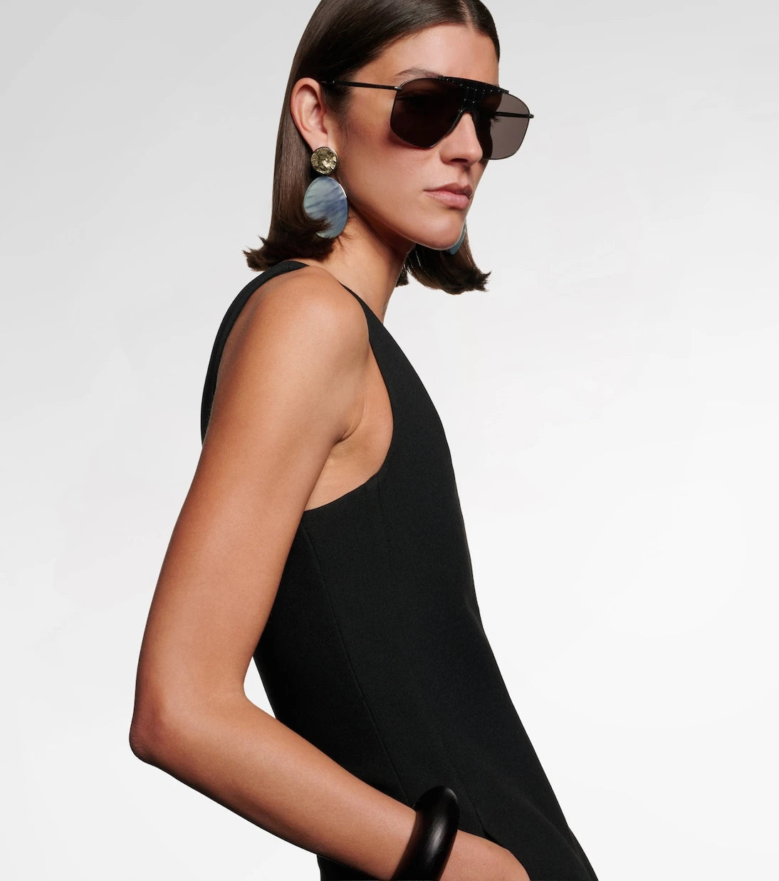 نظارة شمسية أفياتور بشعار Alaïa