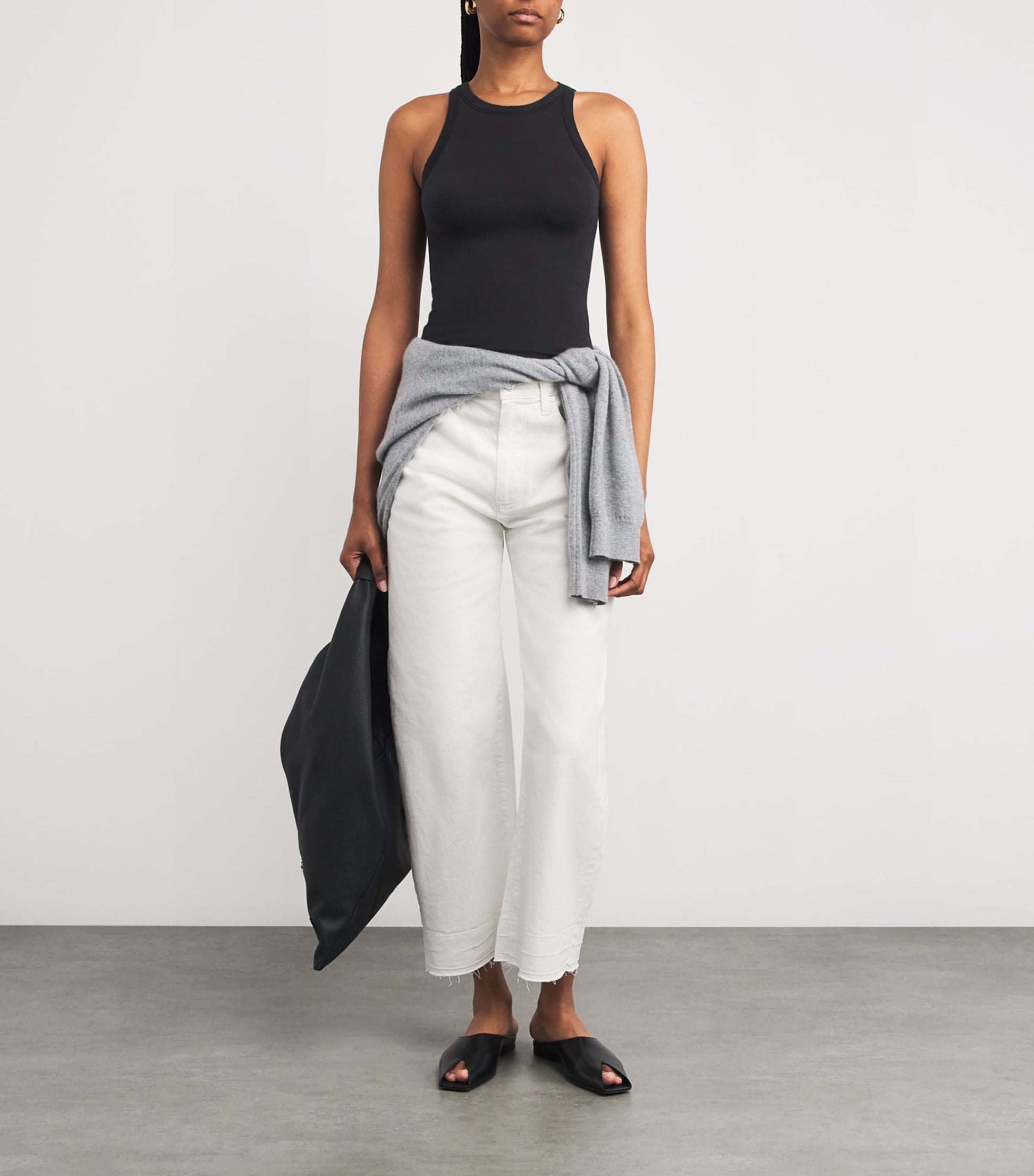 Ivory Arellia High-Rise Barre-Leg Jeans