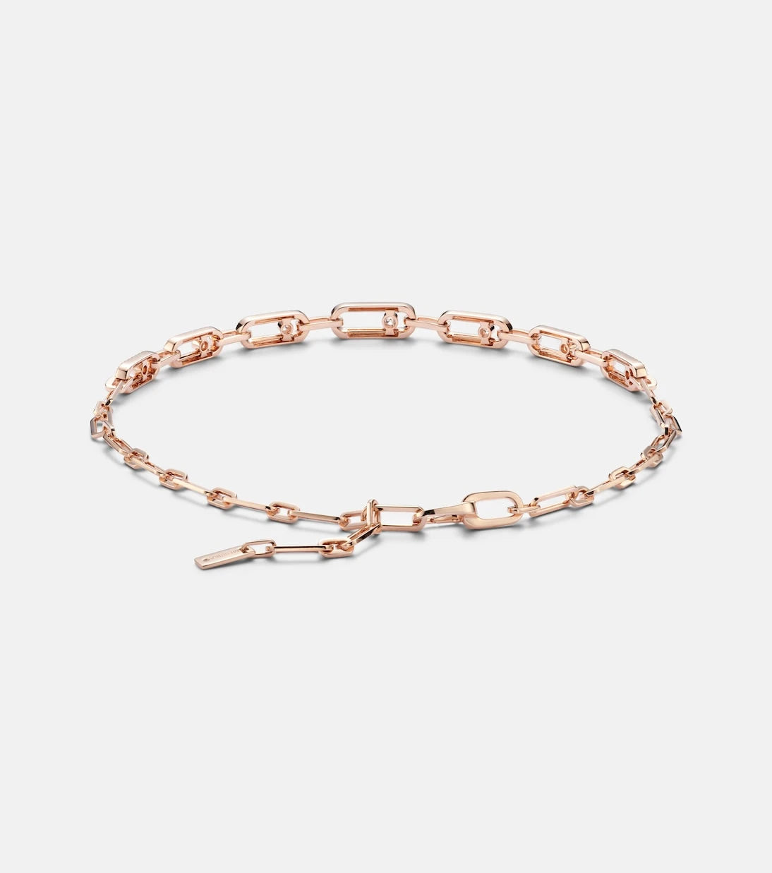 Messika - Move Link 18kt rose gold choker with diamonds