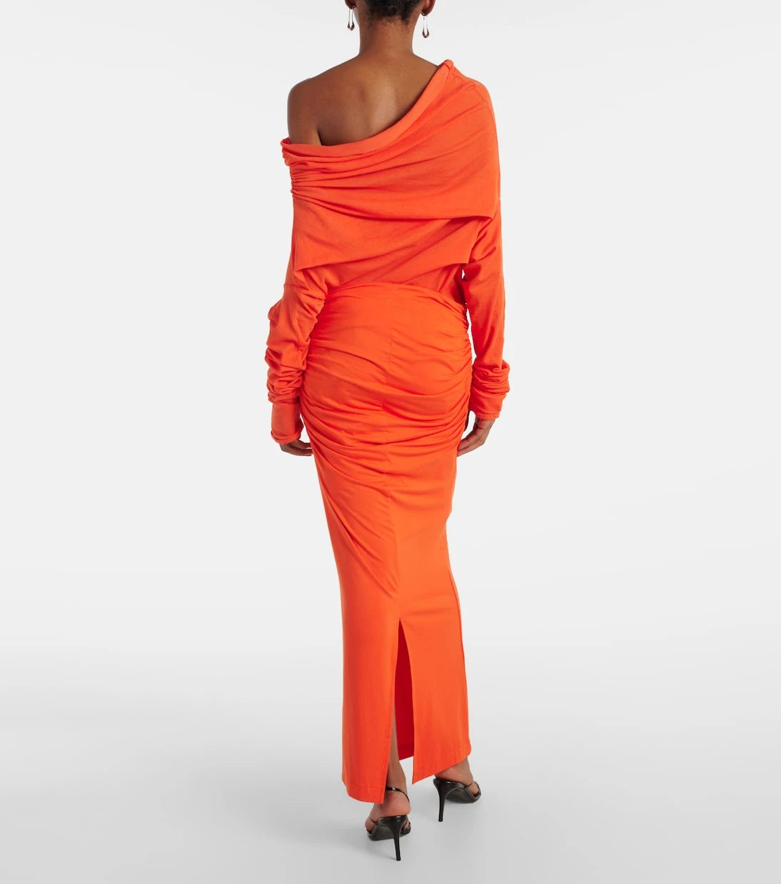 Entire Studios - Surge draped jersey maxi skirt
