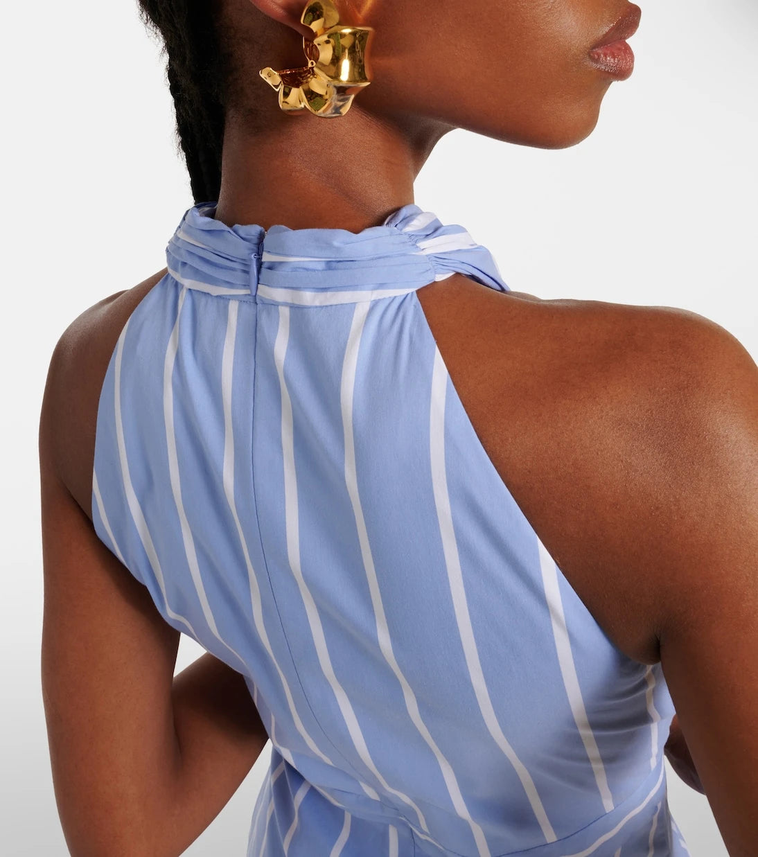 Veronica Beard - Baylee striped poplin midi dress
