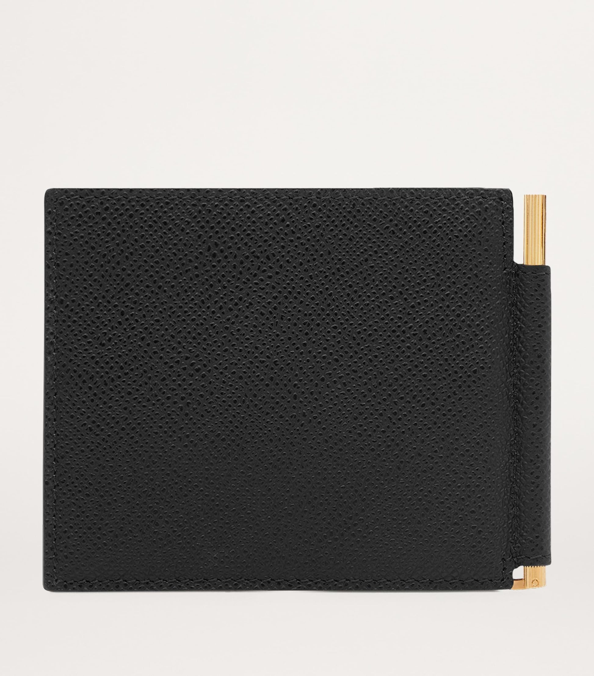 Leather T-Line Money Clip Wallet