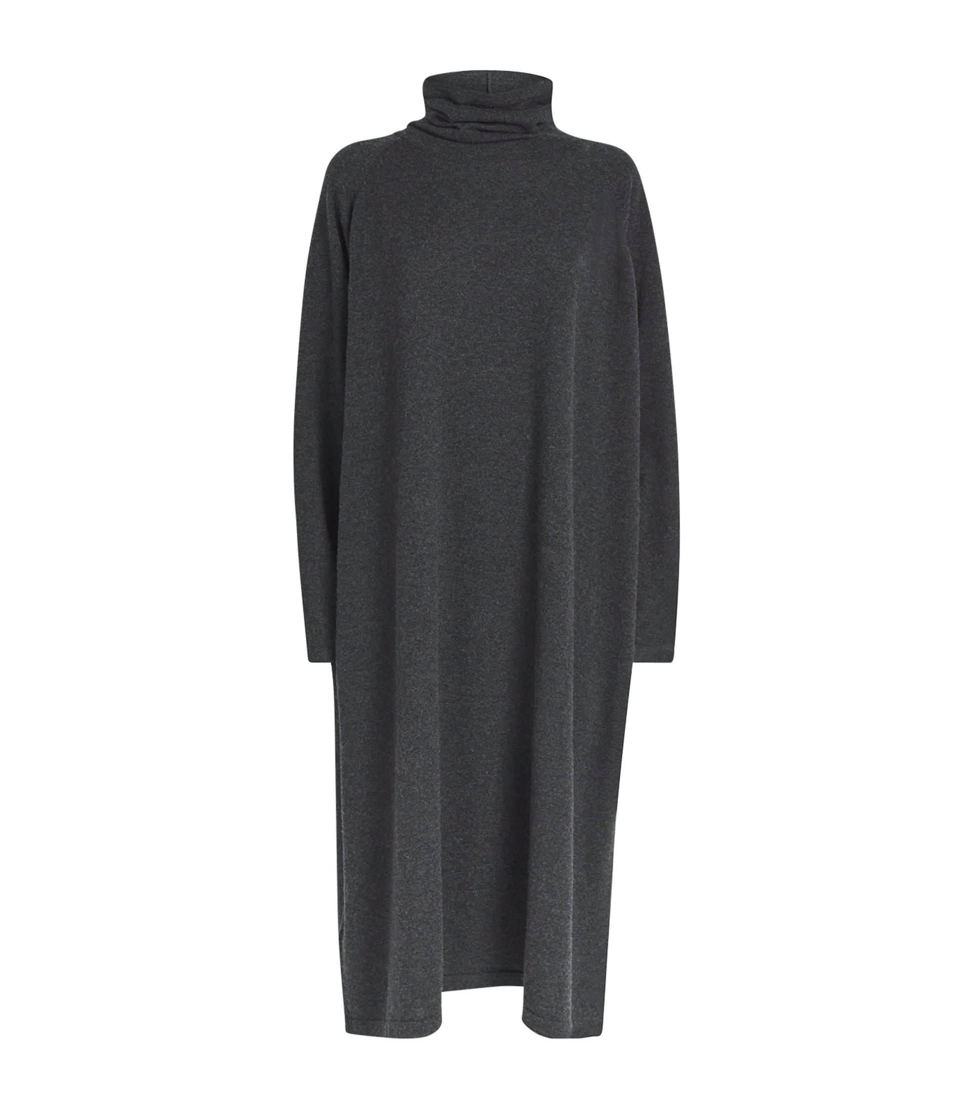 Cashmere Rollneck Sweater Dress