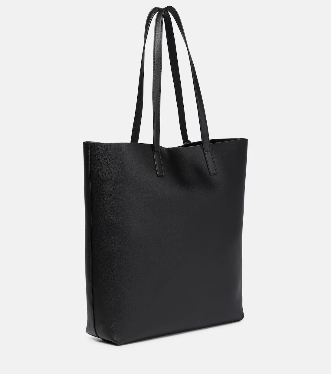 Saint Laurent - Shopping N/S leather tote bag