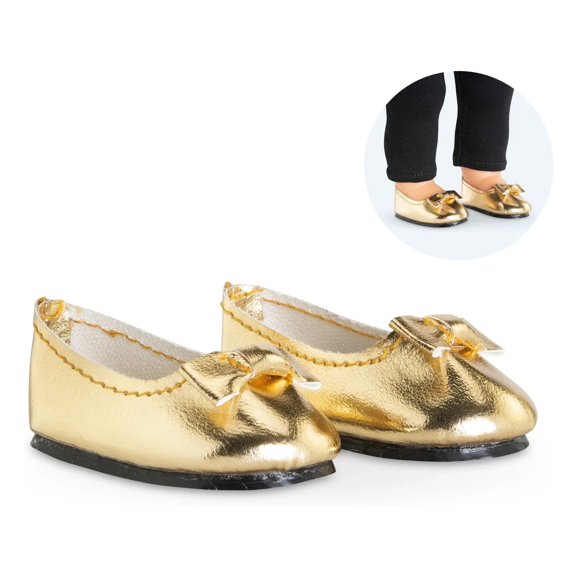 Corolle - Gold ballerinas for doll 36 cm | Gold