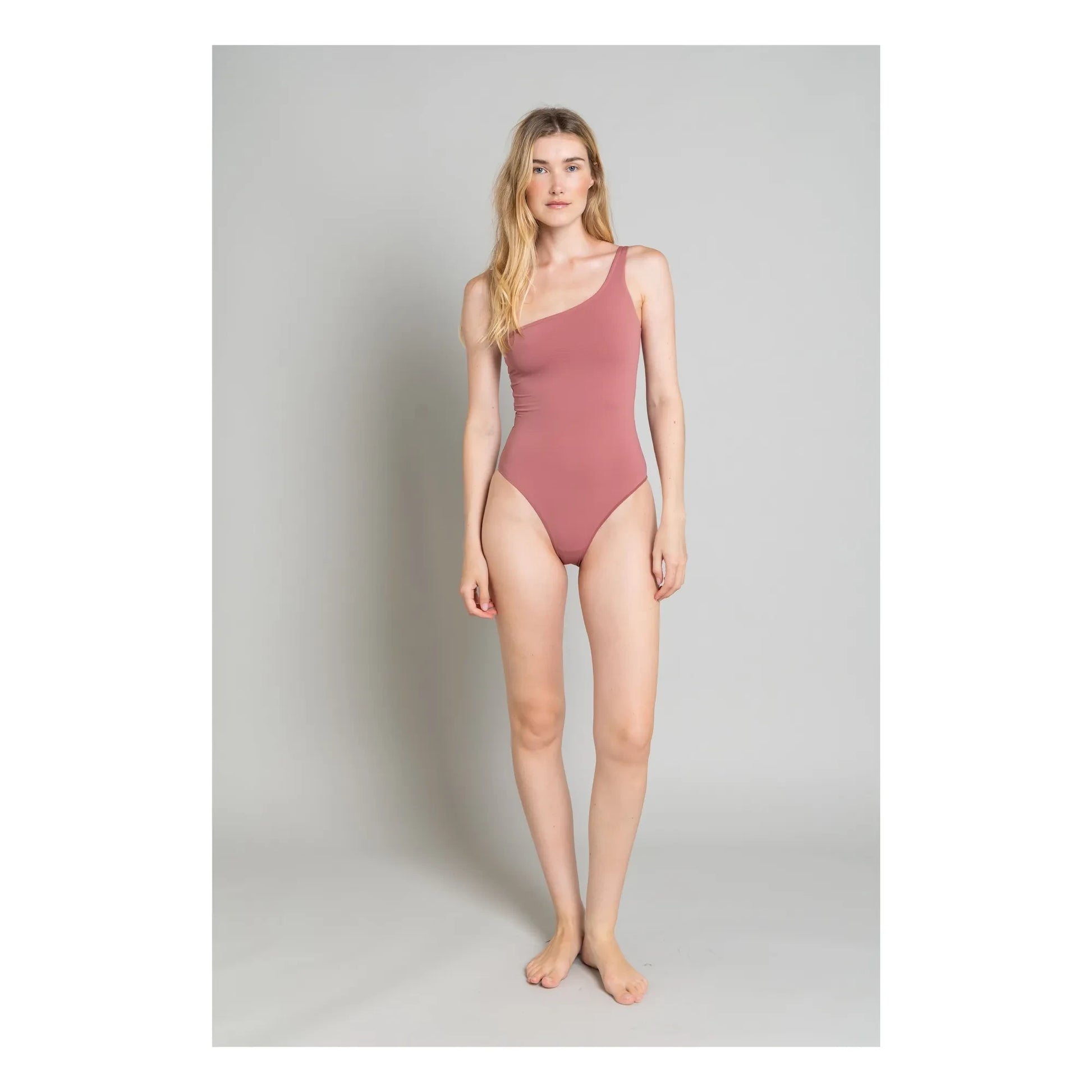 Smallable Woman - Janet Asymmetrical 1-Piece Swimsuit | Plum