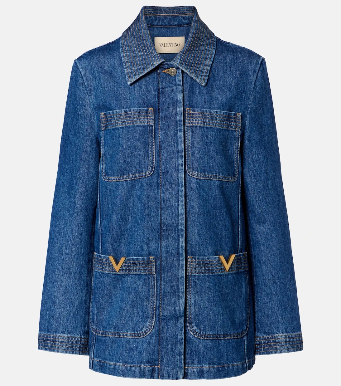 Valentino - VGold denim field jacket