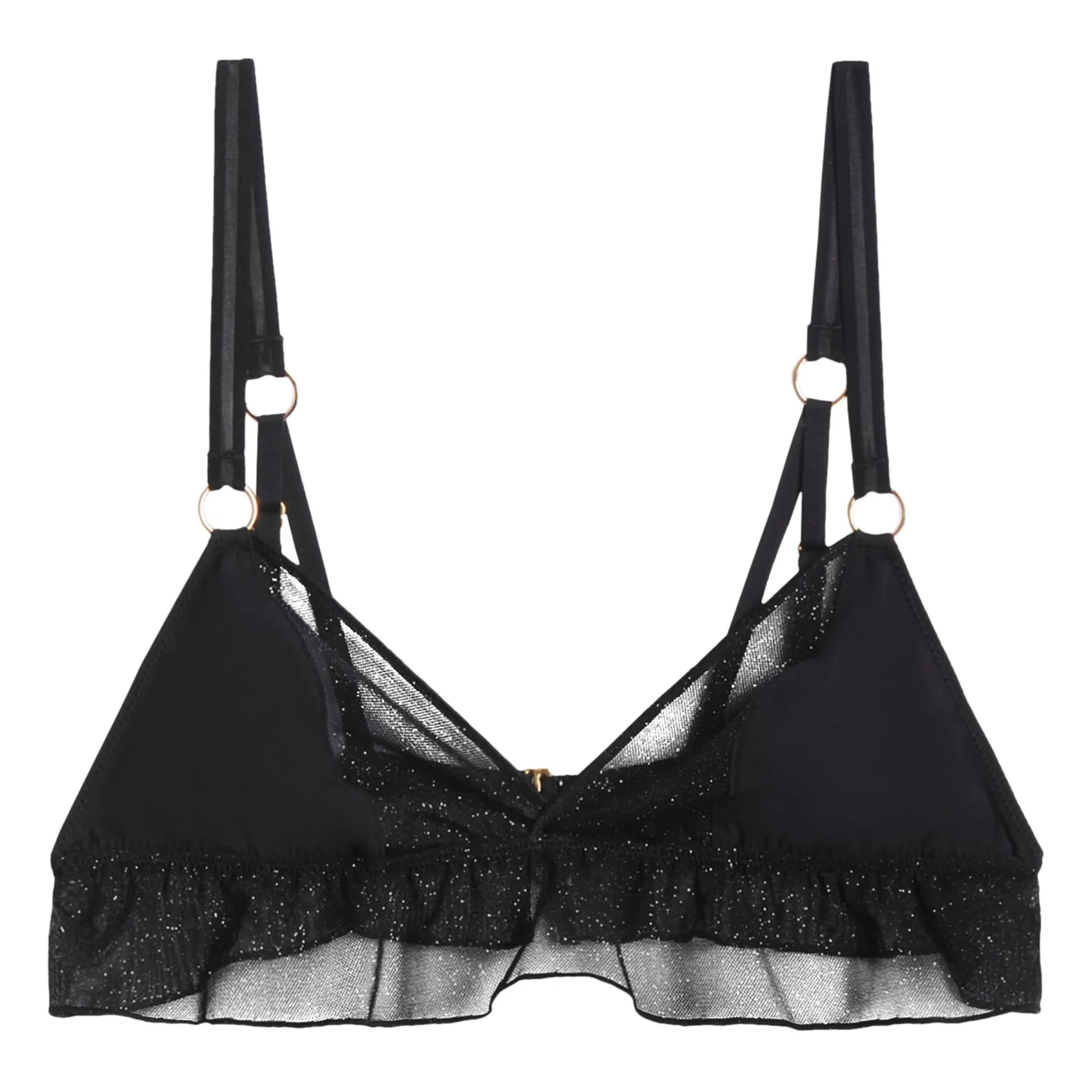 Icone - Vasco Metallic Bra | Black