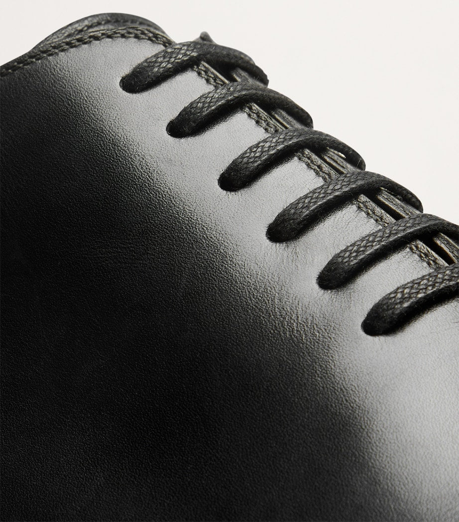 Burnished Leather Elkan Lace-Up Shoes