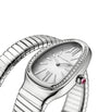 Stainless Steel and Diamond Serpenti Tubogas Watch 35mm