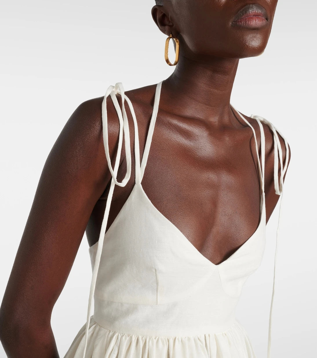 Erdem - Floral linen maxi dress