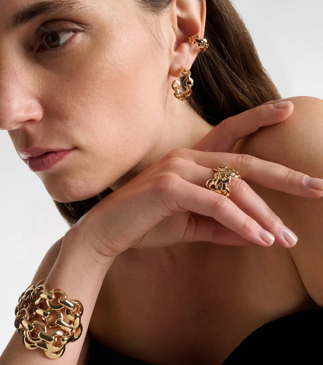 Jennifer Fisher - 14kt gold-plated ring