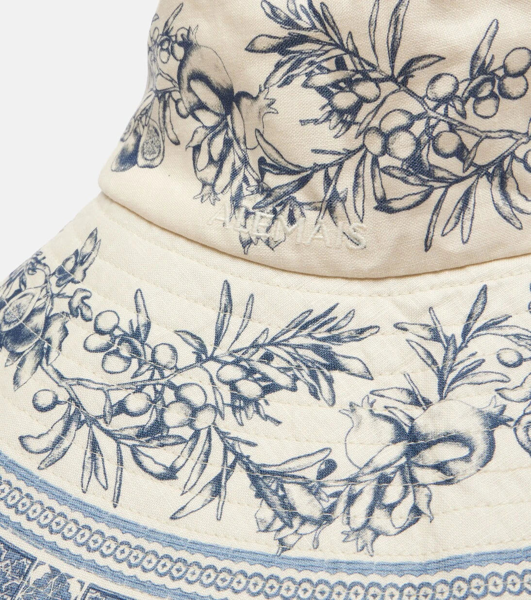 Alémais - Villa Romantica printed linen sun hat