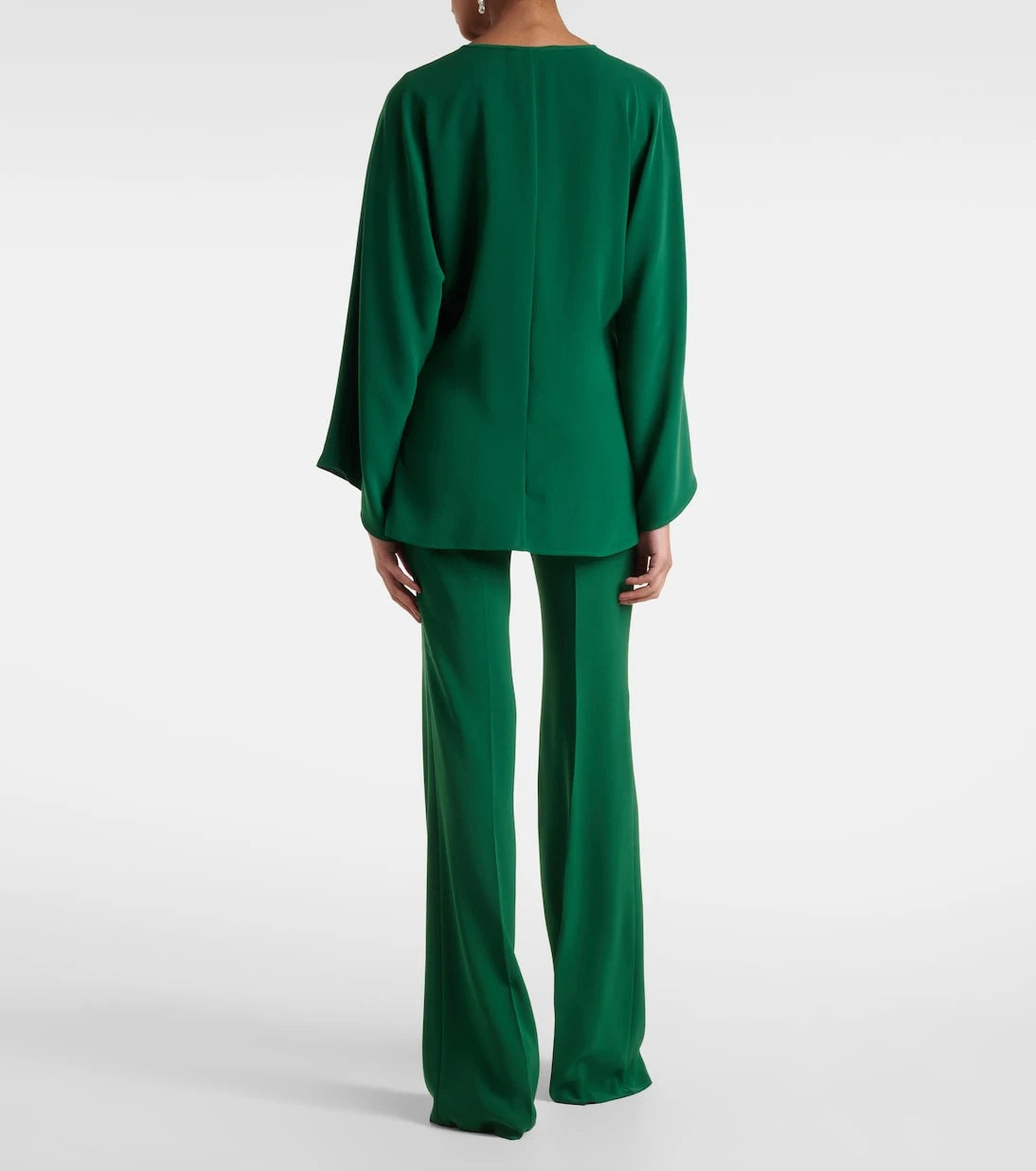 Max Mara - Umile crystal-embellished cady blouse