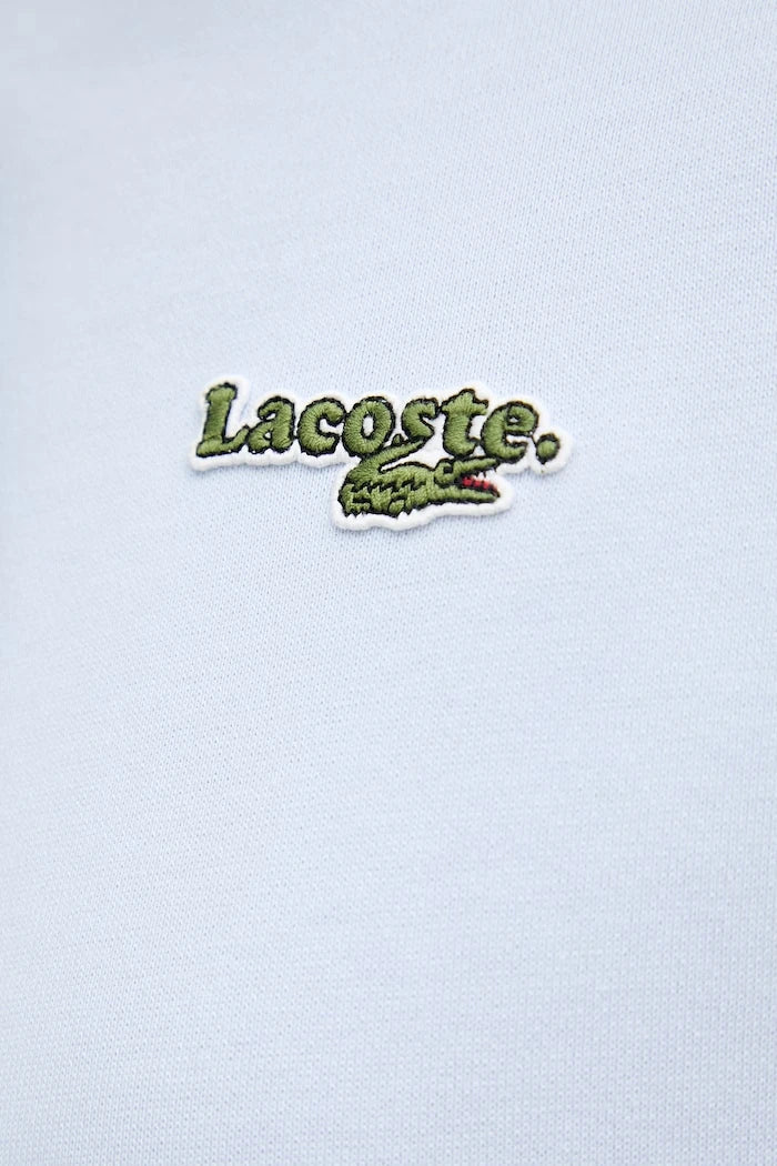Lacoste kapüşonlu kadın pamuklu sweatshirt