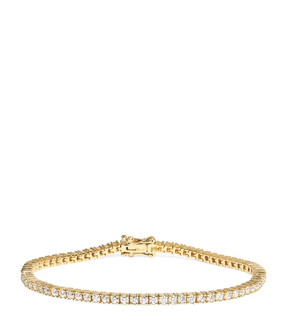 Yellow Gold and Diamond Tennis Bracelet (2.00ct)