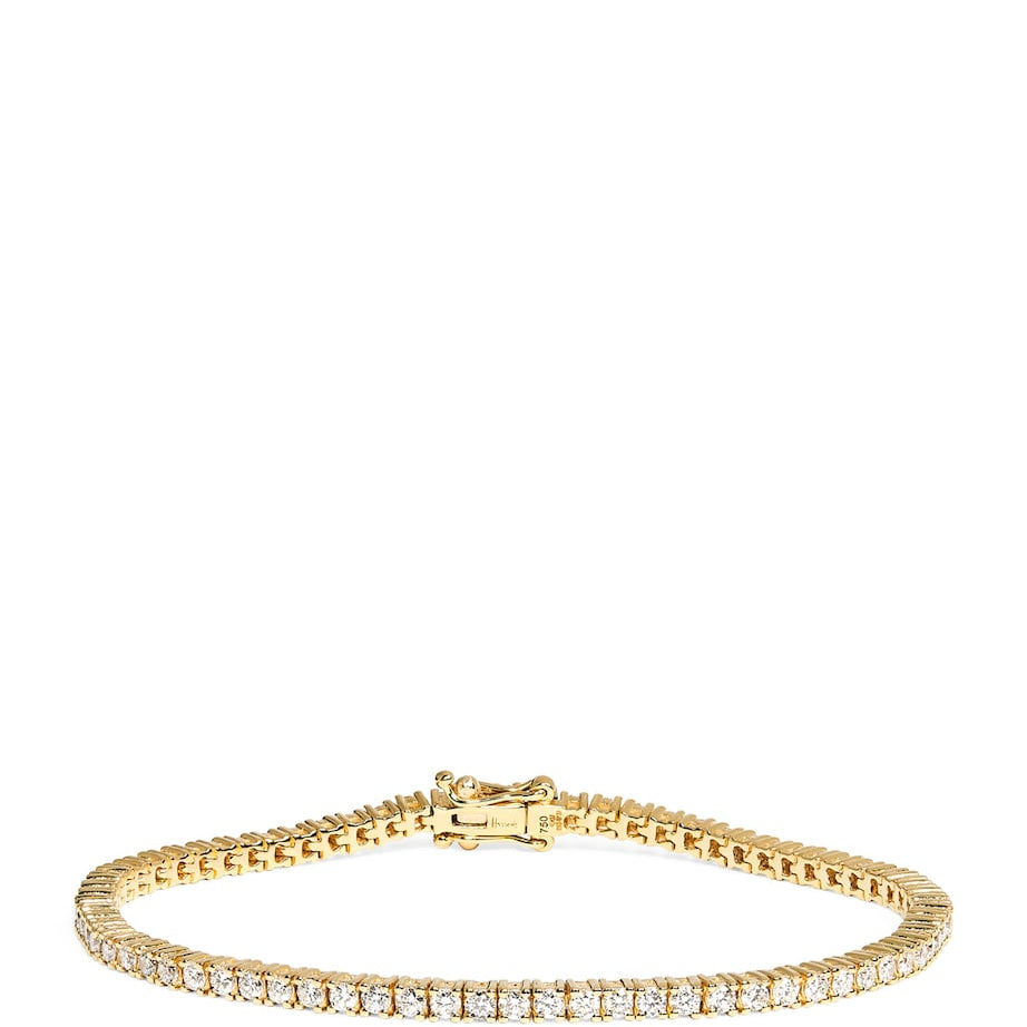 Yellow Gold and Diamond Tennis Bracelet (2.00ct)