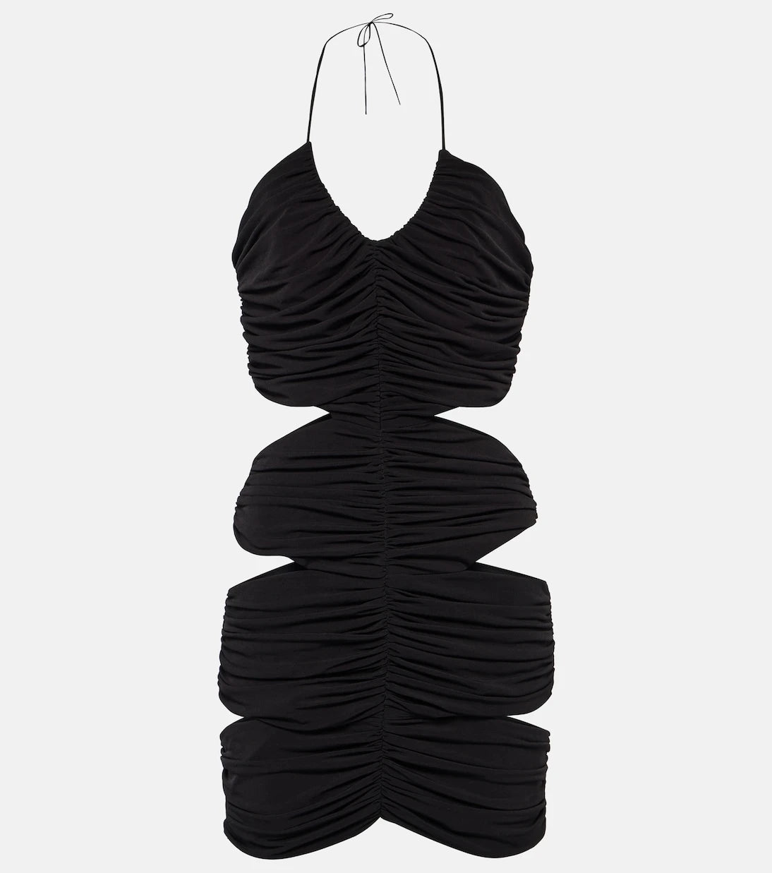 Mônot - Halterneck cutout minidress