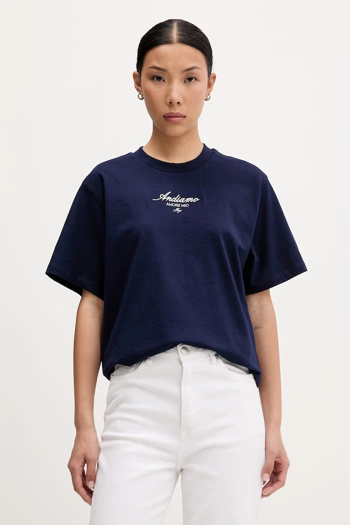 HUGO kadın pamuklu T-shirt Vintage Tee_25