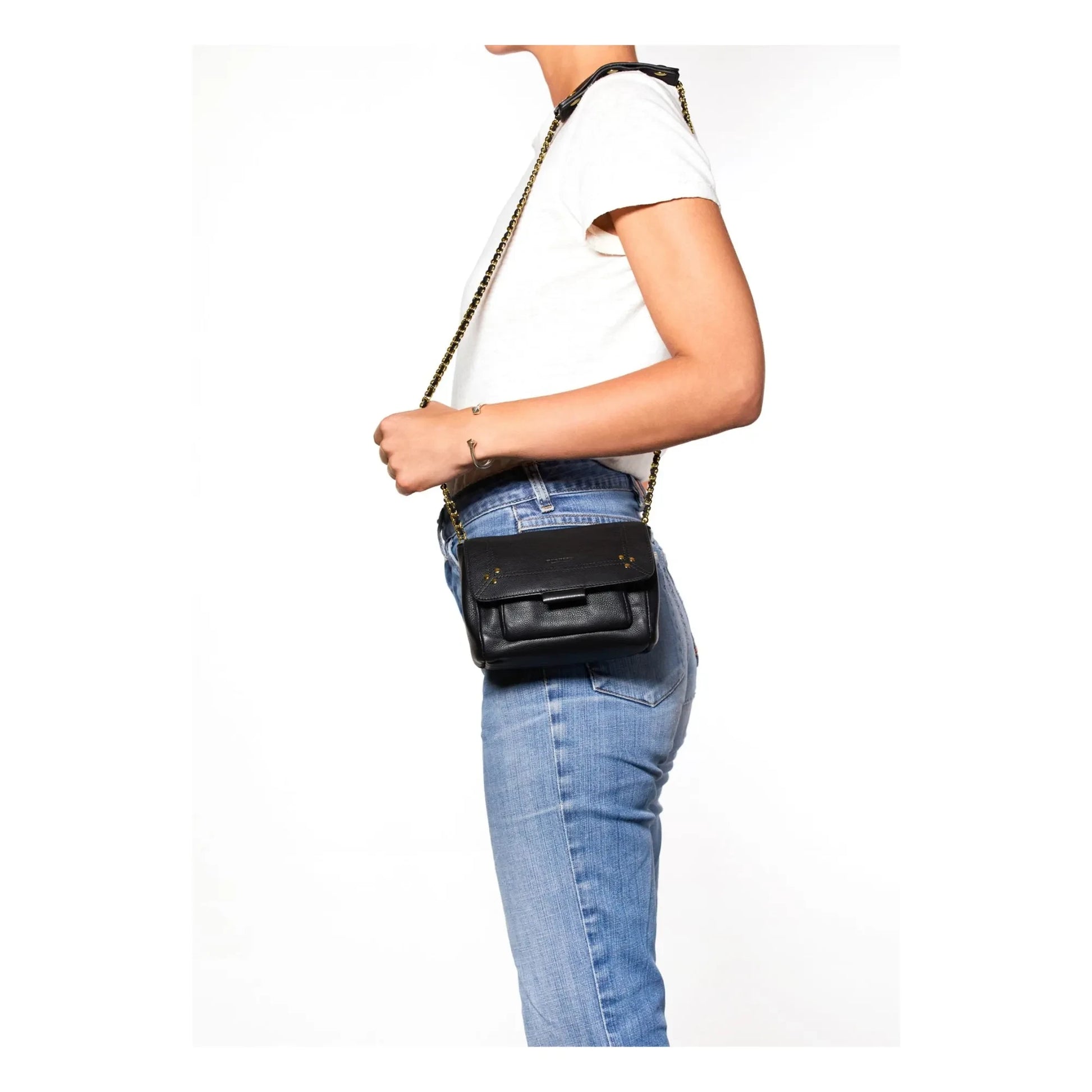 Jérôme Dreyfuss - Bag Lulu S Cuir de Veau | Black