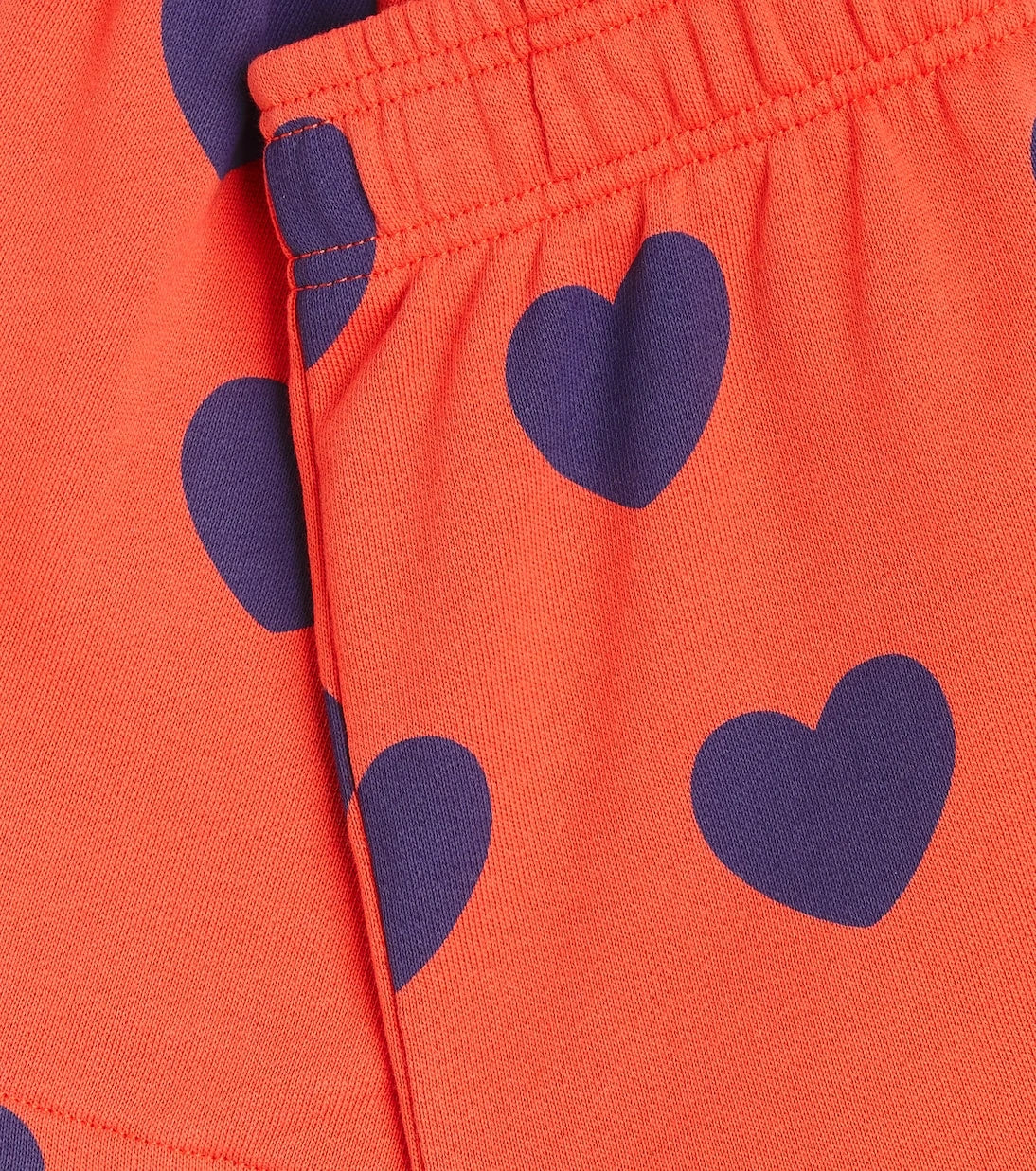 Mini Rodini - Hearts cotton jersey shorts