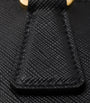 Prada Black Mini Saffiano Leather Galleria Top-Handle Bag