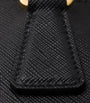 Prada Black Mini Saffiano Leather Galleria Top-Handle Bag
